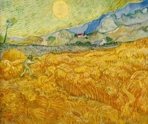 De Oogst door Vincent van Gogh